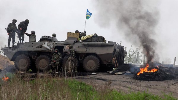 Украинские десантники попали в засаду