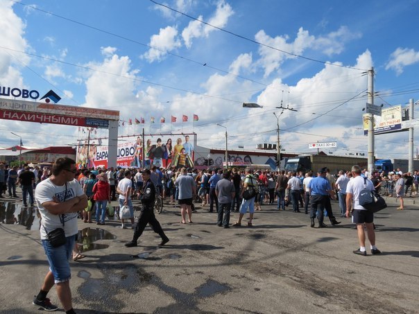 В Харькове бастует самый большой рынок на Юго-Востоке