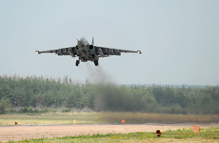 В Горловке сбили ещё один истребитель Су-25