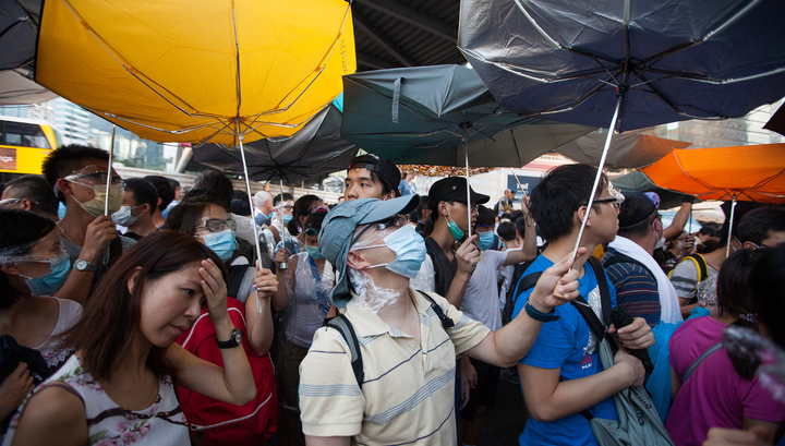 Азиатский Майдан: протестующие в Гонконге требуют отставки властей