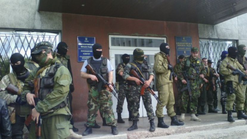 В Новомосковске боевики "Днепр-1" захватили избирательный участок