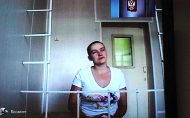 Убийца мирных жителей Донбасса, Надежда Савченко, объявила голодовку