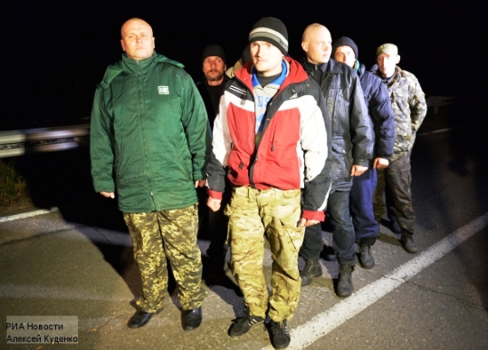 Во время обмена пленными, пять украинских военных отказались возвращаться в Украину