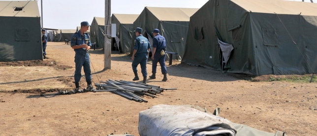 В Ростове оборудуют уже второй палаточный лагерь для беженцев