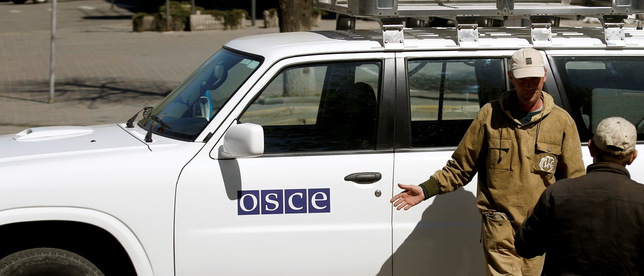 ОБСЕ: тяжелое вооружение от линии соприкосновения никто не отвёл
