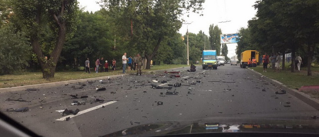 В Донецке взорвана машина секретаря главы ДНР