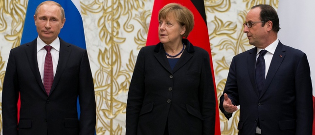 Олланд и Меркель: "Сначала выборы по законам Украины, а потом особые статусы, может быть"