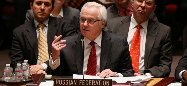 Чуркин: "РФ не была против избрания Украины членом Совбеза ООН"