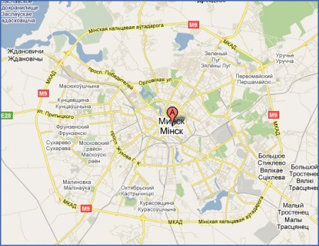 Интерактивная карта Минска 