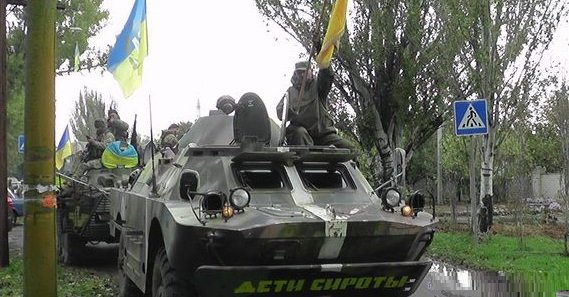 ВСУшники 34 ОМБ пугали людей на границе с Крымом в честь Дня защитника Украины