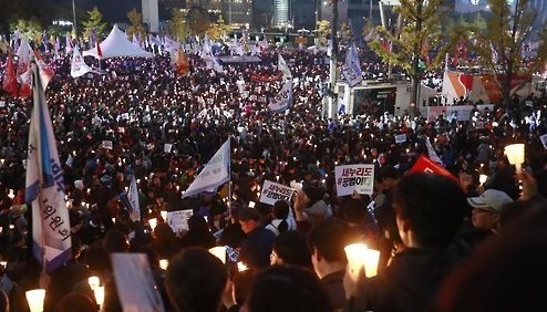 Сеульский Майдан уже собрал больше миллиона человек, которые просят президента уйти