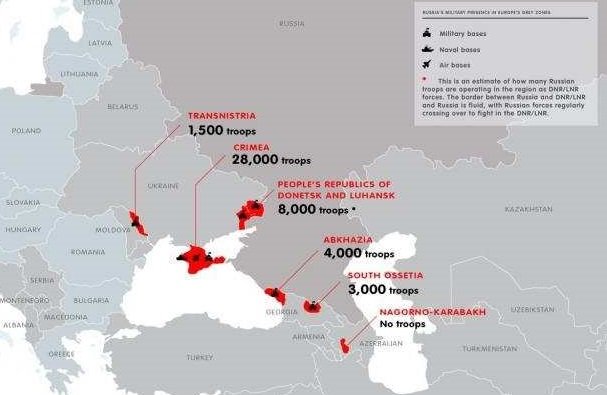 Вы окружены: евродепутат показал, где на Украине военные базы РФ