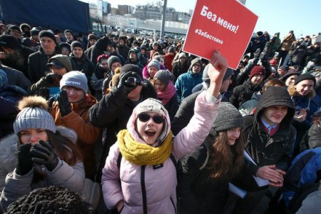 Антипутинские протесты сразу в 118 городах России