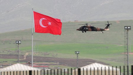 Курды сбили еще один турецкий вертолет 