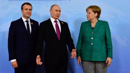 Меркель и Макрон призвали Путина повлиять на ситуацию в Восточной Гуте