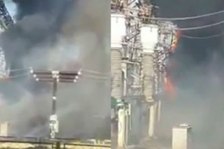 На ТЭС в азербайджанском Мингячевире теперь произошел пожар