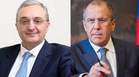 Состоялся телефонный разговор глав МИД России и Армении