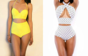 Выбираем купальник с завышенной талией