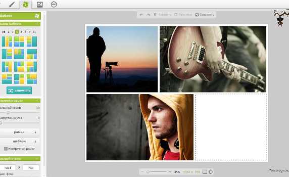 Лучшая программ для создания различных типов коллажей