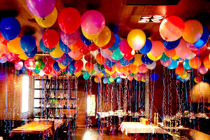 Оформление дня рождения шариками