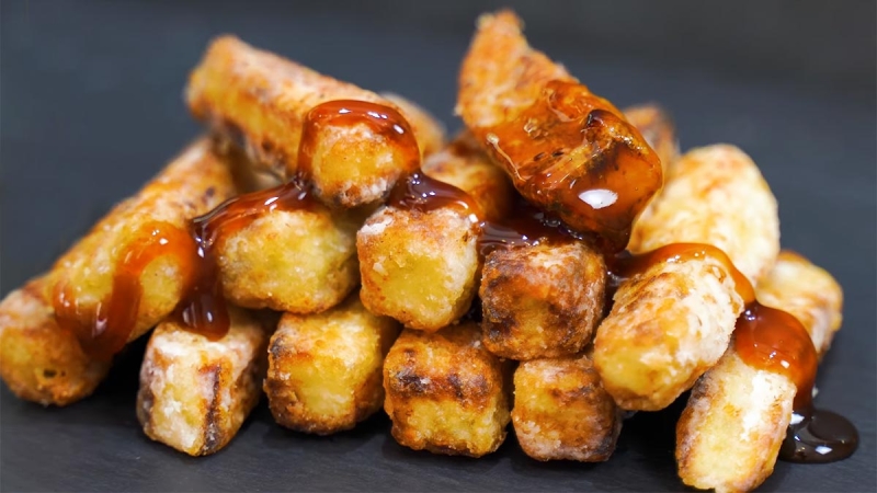 30 минут на кухне: хрустящие баклажаны в кисло-сладком соусе