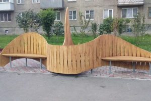 Установка скамеек в зонах отдыха