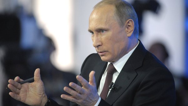Путин подчеркнул необходимость немедленного прекращения карательной операции на Юго-Востоке