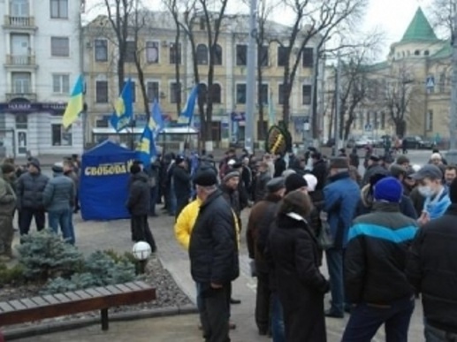 Подавлять протест в Виннице бросили "Айдар"