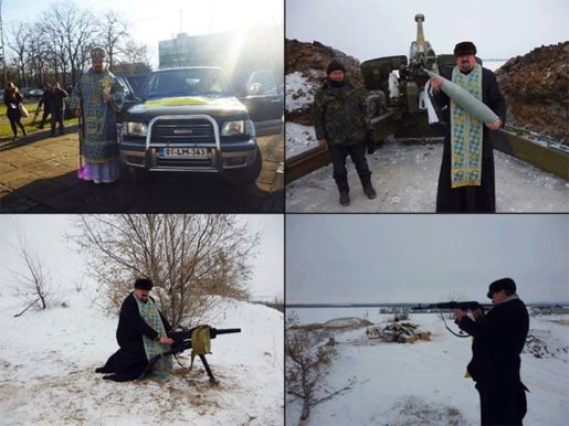 Украинский поп устроил фотосессию с оружием которым убивают жителей Донбасса