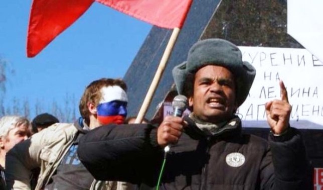 Чёрный Ленин вернулся в Донецк