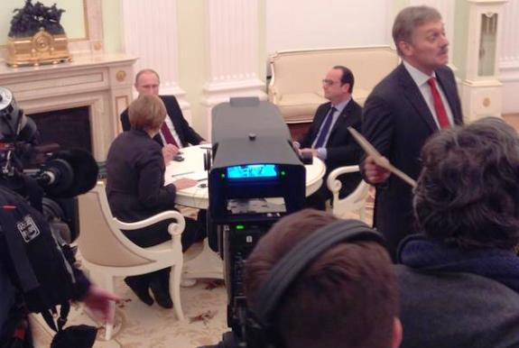 В Москве завершились переговоры Владимира Путина, Ангелы Меркель и Франсуа Олланда
