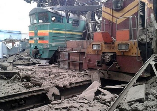 Пургин: "При отступлении ВСУ полностью уничтожили дебальцевский железнодорожный узел"