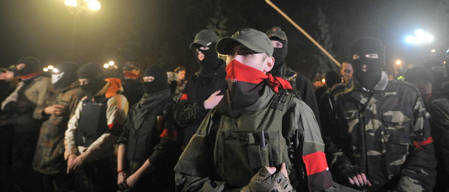 В Киеве проходит "вече" правосеков