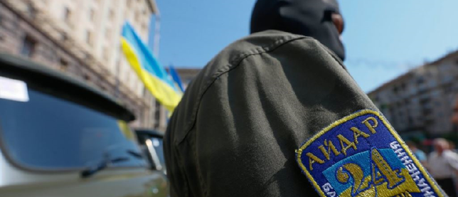Батальон "Айдар" напал на подразделения ВСУ в Станице Луганской