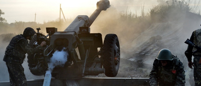 94 снаряда было выпущенно ночью по северной окраине Донецка