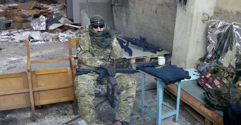 Украинские силовики передали привет "кафирам из Новороссии"