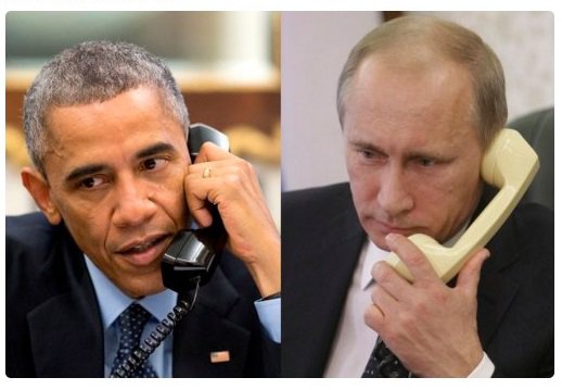 Путин и Обама сошлись в телефонной беседе