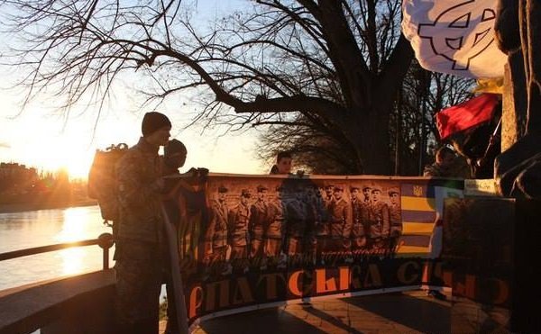 В Ужгороде прошло шествие против «венгерских оккупантов»