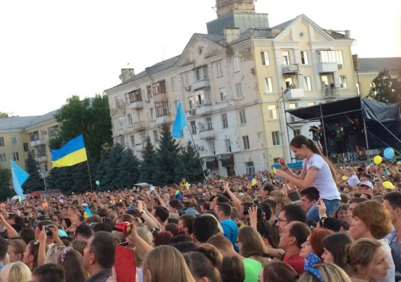 Бандеровцы Донбасса отпраздновали годовщину захвата Краматорска