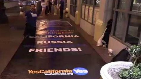 Борцам за независимость Калифорнии запретили вывесить баннер, призывающий наладить отношения с Россией.