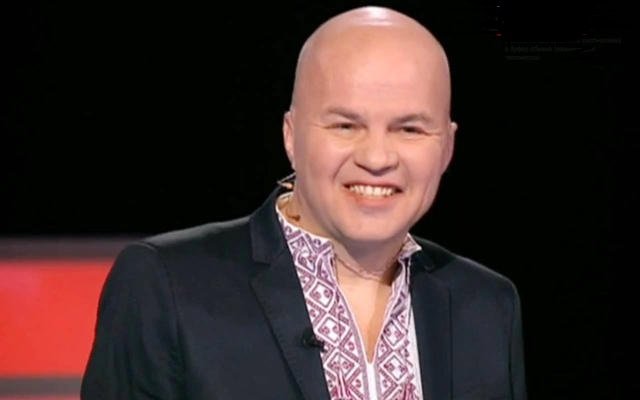 Русофоба Ковтуна опять побили на ток-шоу