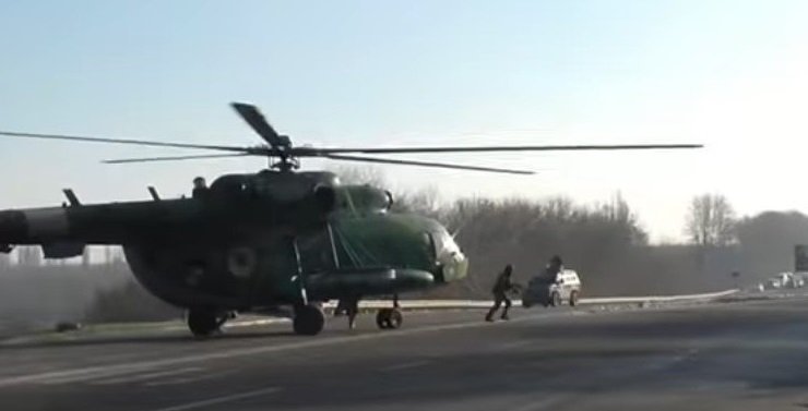Под Харьковом Нацгвардия на вертолетах условно отбила атаку ДРГ