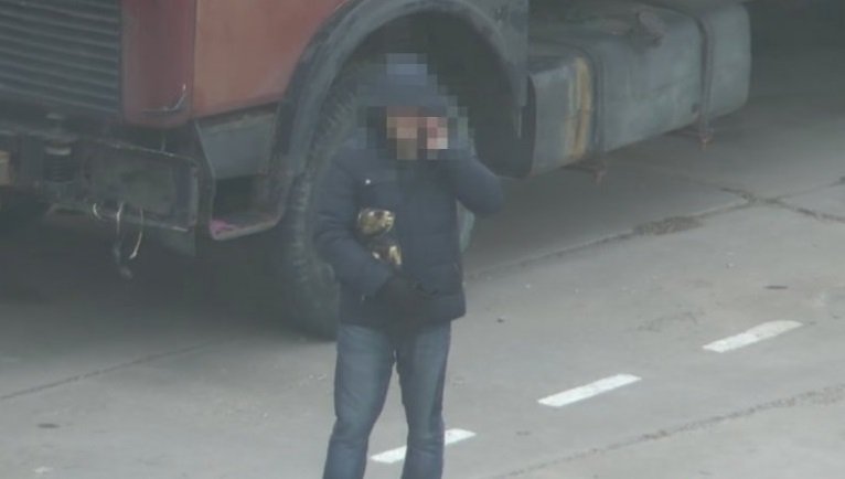 СБУ выложила видеозапись задержания российских военных на границе с Крымом