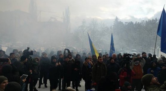 Участники "Автомайдана" требуют отставки главы МВД Украины
