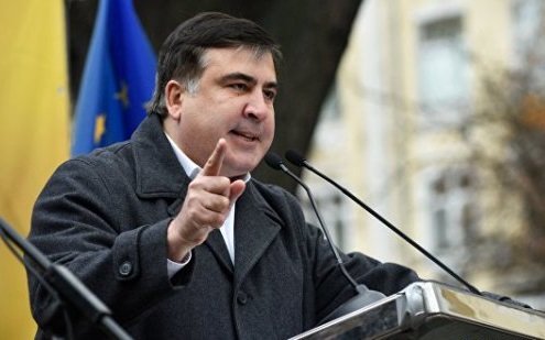 Саакашвили вкладчикам "ПриватБанка": Правительство вам врет, а Коломойский уже в Лондоне
