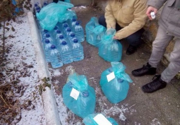 СБУ на Луганщине изъяла 305 литров суррогата, предназначавшегося бойцам "АТО"
