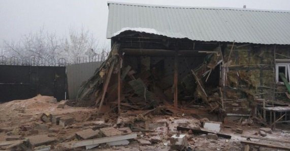 Огнем украинских военных повреждено задние церкви в Дебальцево