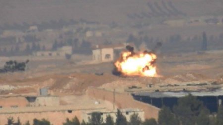 Курды подбили еще один турецкий танк под Африном