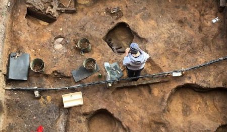 Череп мамонта с кладом внутри археологи нашли в Подмосковье 